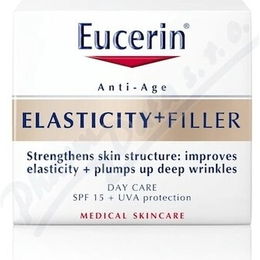 Eucerin HYALURON-FILLER+ELASTICITY crema de día 1×50 ml, rellena las arrugas profundas