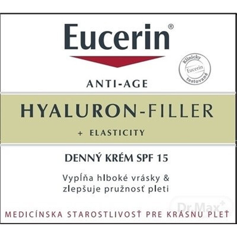 Eucerin HYALURON-FILLER+ELASTICITY crema de día 1×50 ml, rellena las arrugas profundas