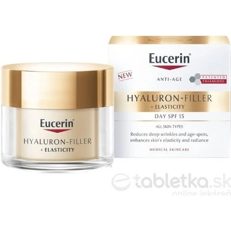 Eucerin HYALURON-FILLER+ELASTICITY crema giorno 1×50 ml, riempie le rughe profonde