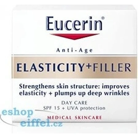 Eucerin HYALURON-FILLER+ELASTICITY crema giorno 1×50 ml, riempie le rughe profonde