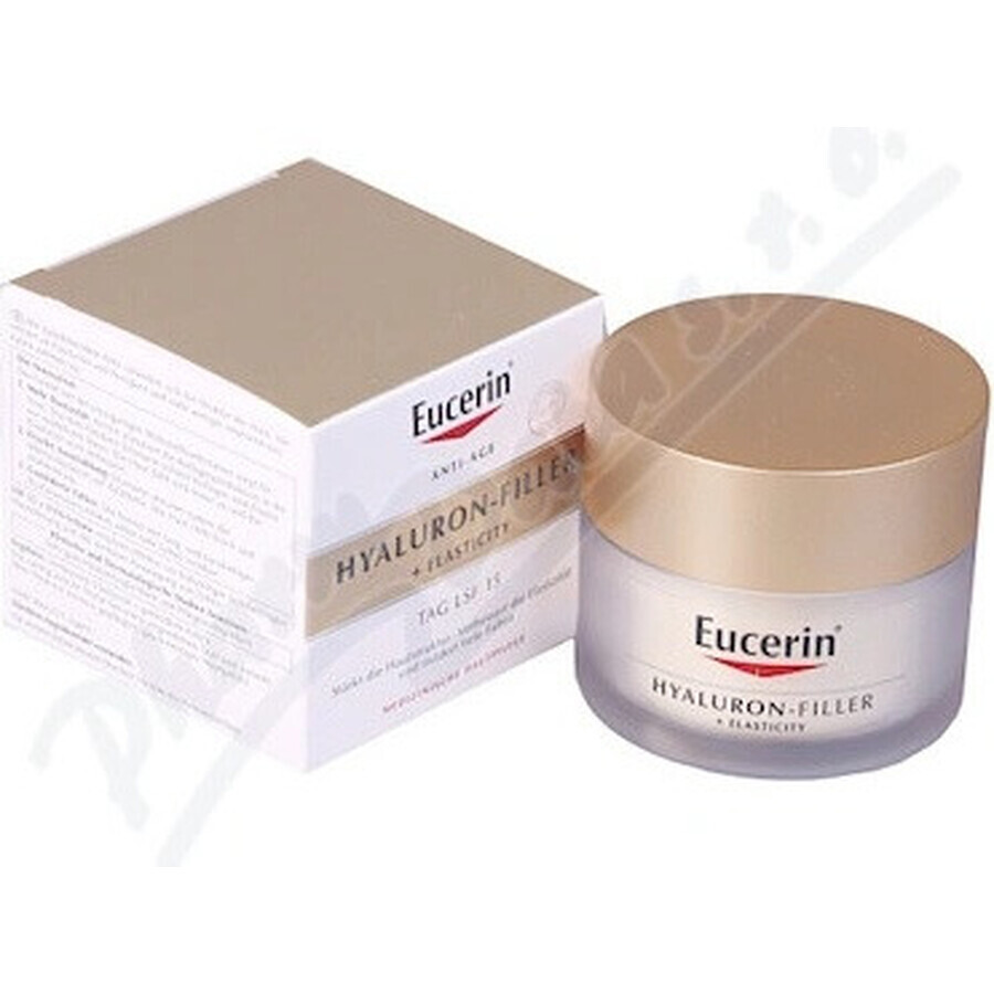 Eucerin HYALURON-FILLER+ELASTICITY crema de día 1×50 ml, rellena las arrugas profundas