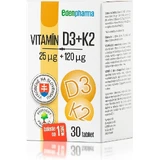 EDENPharma VITAMINE D3 + K2 1×30 tbl, complément alimentaire