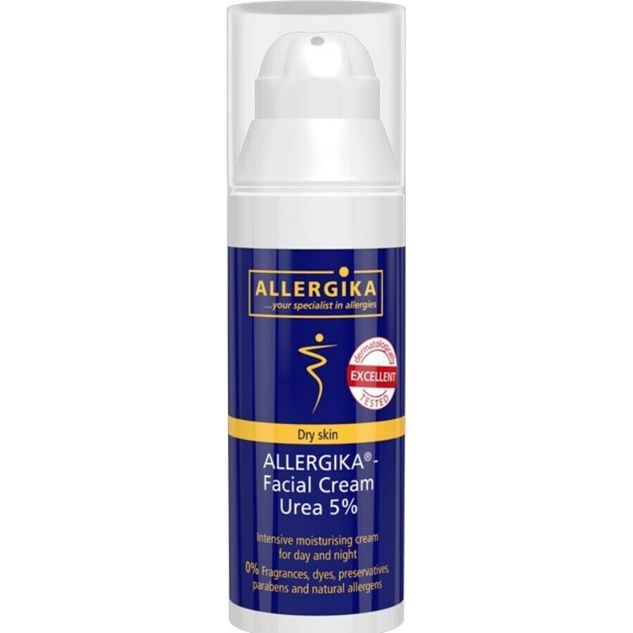 ALLERGIKA UREA Crème visage 5% 1×50 ml pour peau sèche