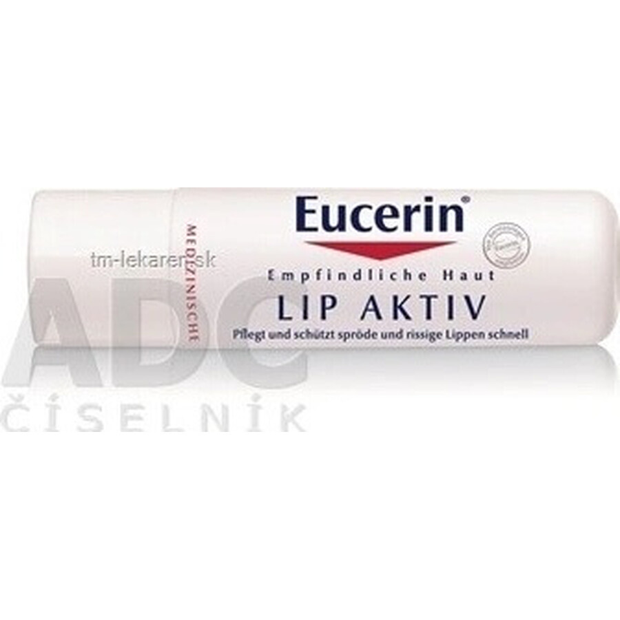 Eucerin LIP AKTIV lipstick 1×4,8 g, verzacht de lippen