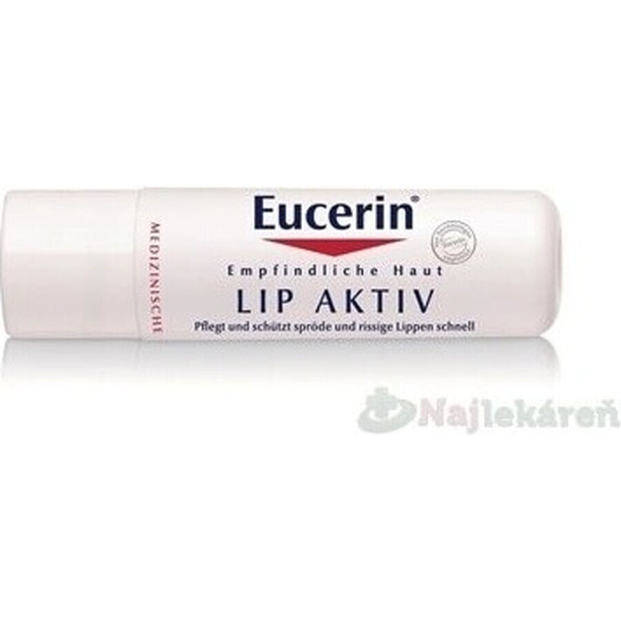 Eucerin LIP AKTIV lipstick 1×4,8 g, verzacht de lippen