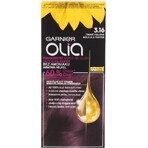 Garnier Olia permanent culoarea parului 3.16 Dark Purple 1×1 set, permanent culoarea parului