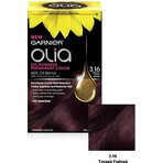 Garnier Olia permanent culoarea parului 3.16 Dark Purple 1×1 set, permanent culoarea parului