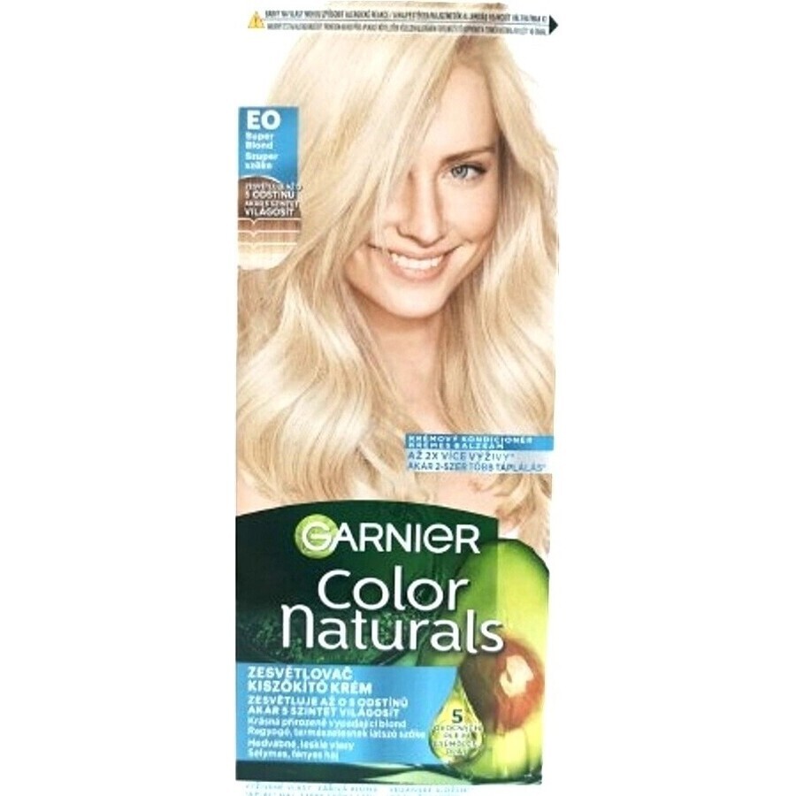 Garnier Color Naturals culoare permanentă a părului E0 Super blond 1×1 bucată, culoarea părului