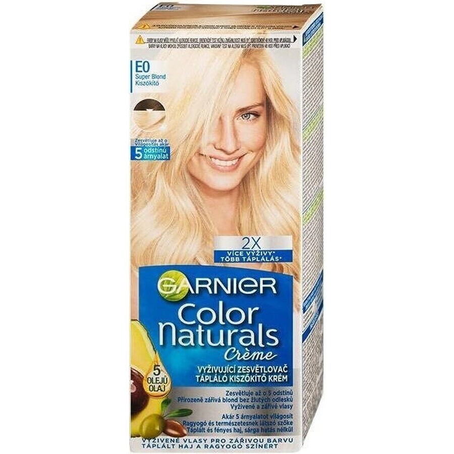 Garnier Color Naturals culoare permanentă a părului E0 Super blond 1×1 bucată, culoarea părului