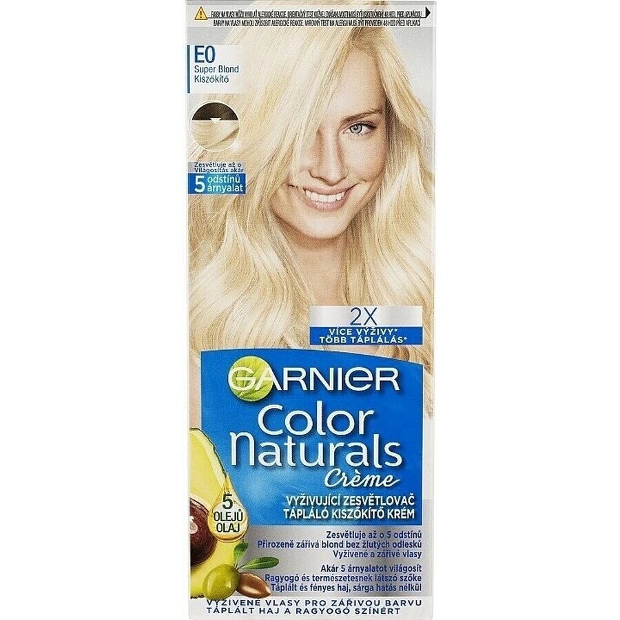 Garnier Color Naturals culoare permanentă a părului E0 Super blond 1×1 bucată, culoarea părului