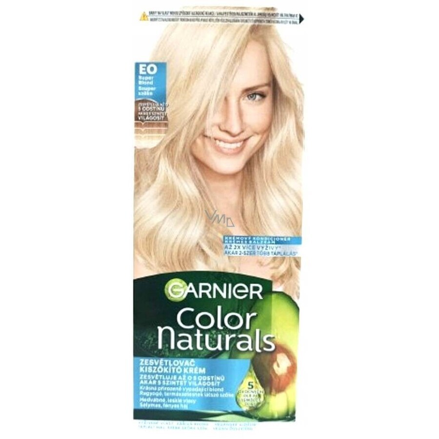 Garnier Color Naturals culoare permanentă a părului E0 Super blond 1×1 bucată, culoarea părului