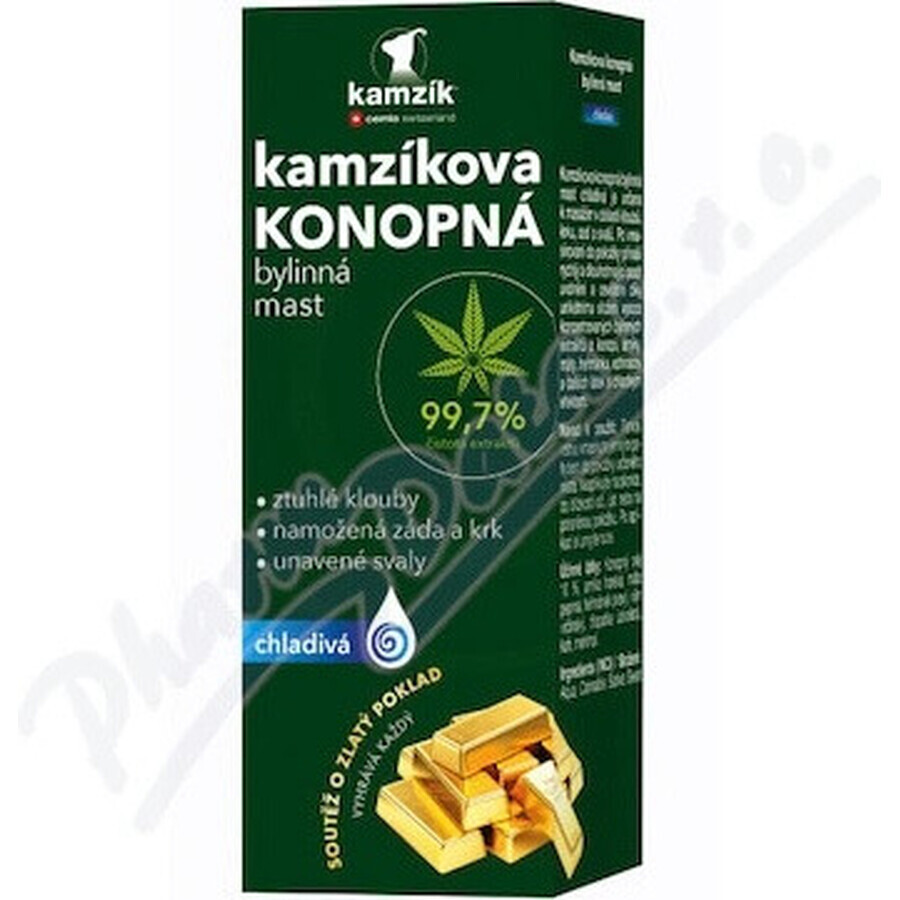 Cemio Kamzik's verkoelende hennepzalf 1×200ml, hennepzalf