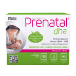 Prenatal Uno Set, 30 capsules + 30 capsules + Prenatal DHA, 30 capsules + gratis flesje