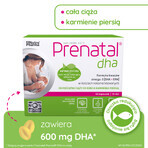 Prenatal Uno Set, 30 capsules + 30 capsules + Prenatal DHA, 30 capsules + gratis flesje