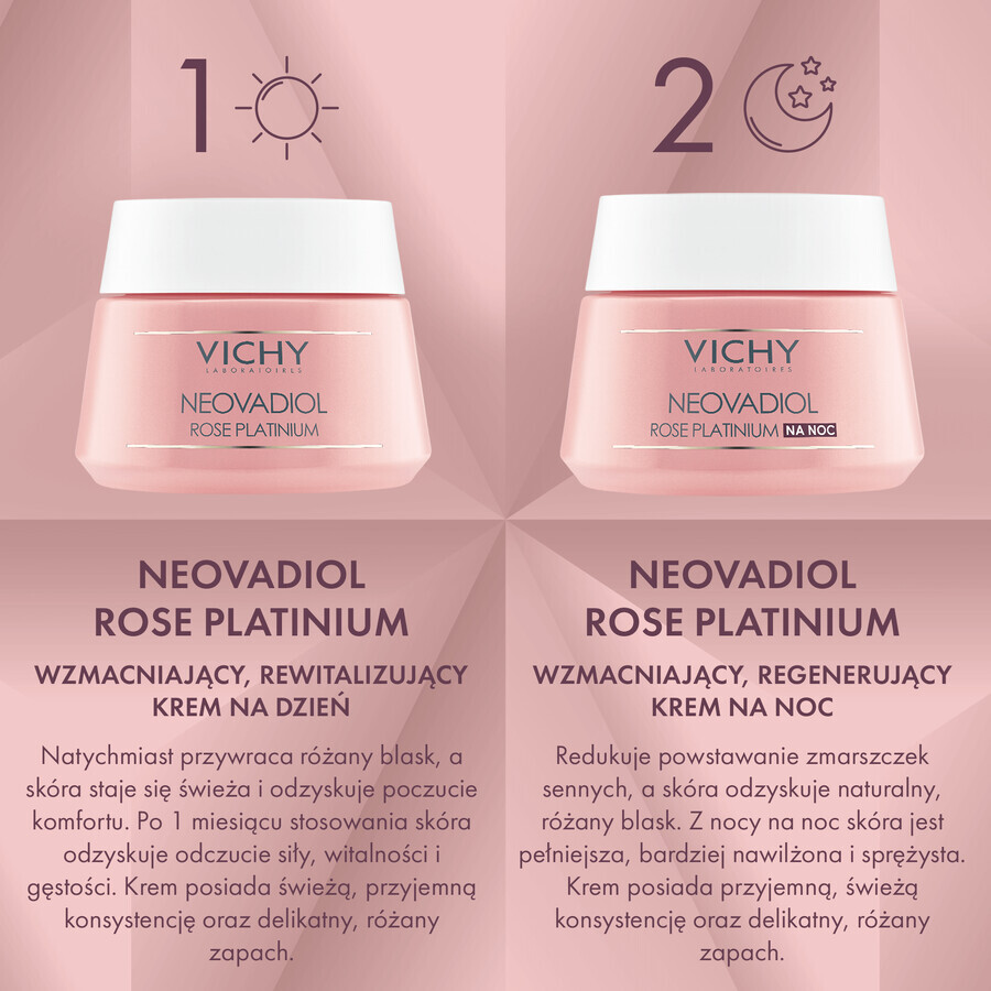 Set Vichy Neovadiol Rose Platinium, crema giorno 50 ml + crema notte 50 ml