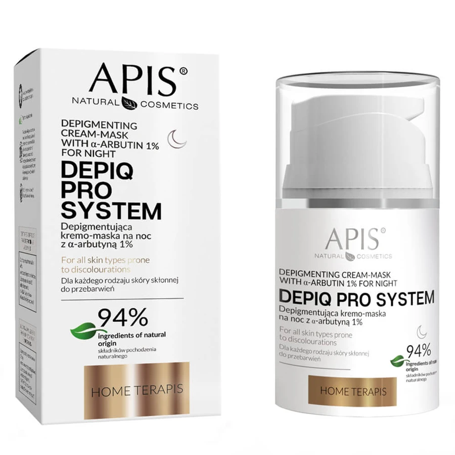 Apis Depiq Pro System depigmenting night cream-mask, 50 ml