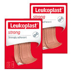 Set Leukoplast Strong, pleisters met verband, 2 x 20 stuks