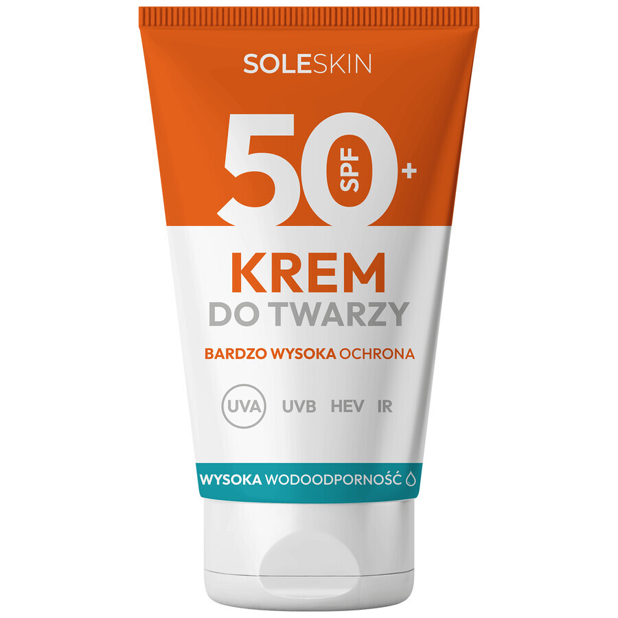 Soleskin gezichtscrème, SPF 50+, 50 ml