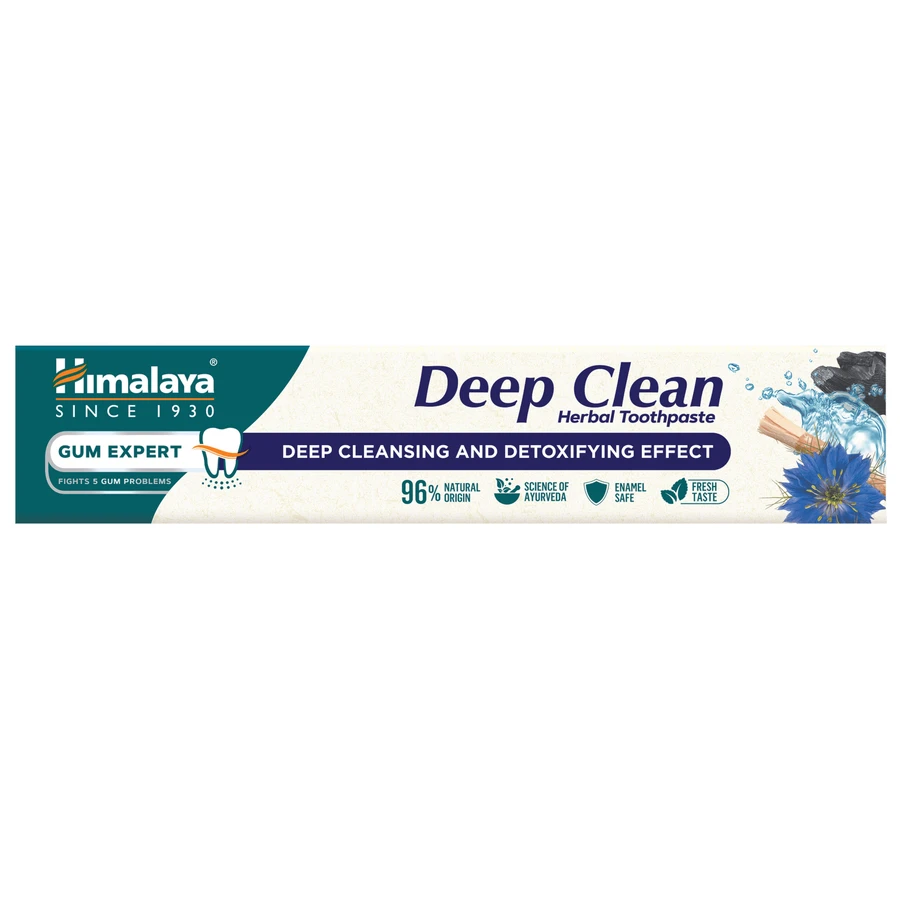 Himalaya, Gum Expert Deep Clean Herbal, pasta do zębów, 75 ml: ceny i cechy