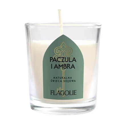 Flagolie La Herencia de España, vela perfumada de soja, Pachulí y Ámbar gris, 70 g