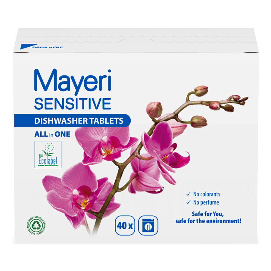 Mayeri Sensitive, Geschirrspültabletten, 40 Stück