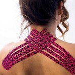 CureTape Art Leopard Pink, kinesiologische tape, 5 cm x 5 m, 1 st