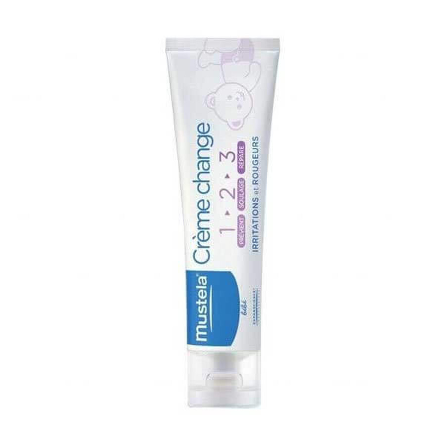 Mustela set de cambio, crema, 2 x 100 ml + agua limpiadora, 300 ml, desde el primer día de vida