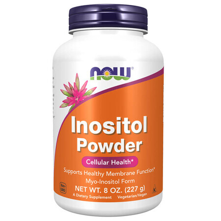 Now Foods Inositiol en polvo, inositol, polvo, 227 g