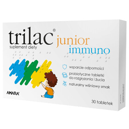 Trilac Junior Immuno, 30 kauwtabletten