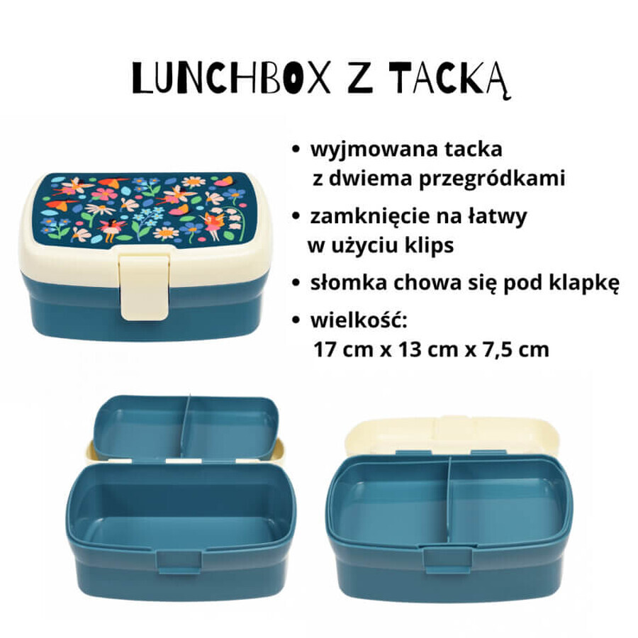 Rex London set, ontbijt lunchdoos + blik, feeën