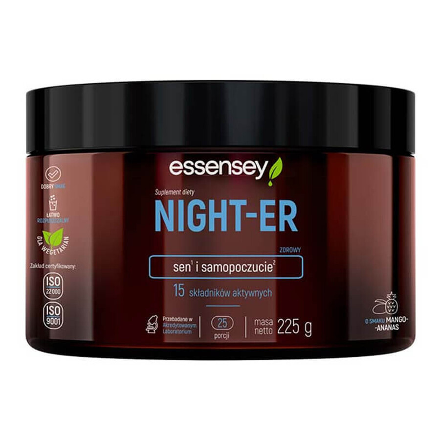 Essensey Night-Er, mango-ananassmaak, 225 g