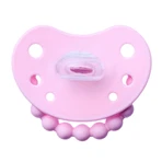 Luu Kids, pacifier, positioning, silicone, Pink A Boo, from 6 months, 1 piece