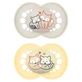 MAM Original, ciuccio, in silicone, ortodontico, fosforescente, Planet Love Day&Night, unisex, 6-16 mesi, 2 pezzi