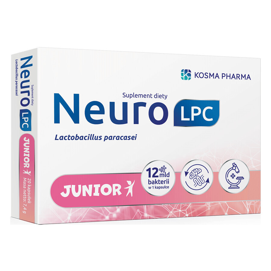 Kosma Pharma NeuroLPC Junior, 20 capsules