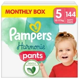 Pampers Harmonie Pants, luiers, maat 5, 12-17 kg, 144 stuks DEFECTIEVE VERPAKKING