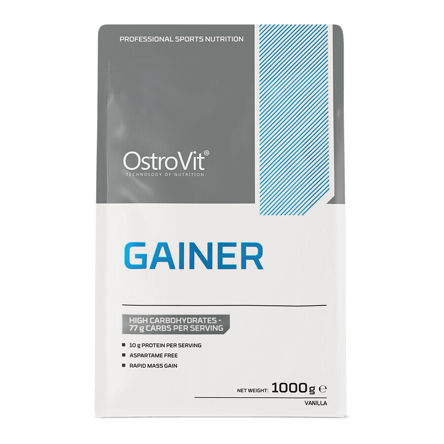 OstroVit Gainer, vanillesmaak, 1000 g