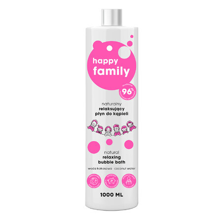 Happy Family, natuurlijke ontspannende badvloeistof, 1000 ml