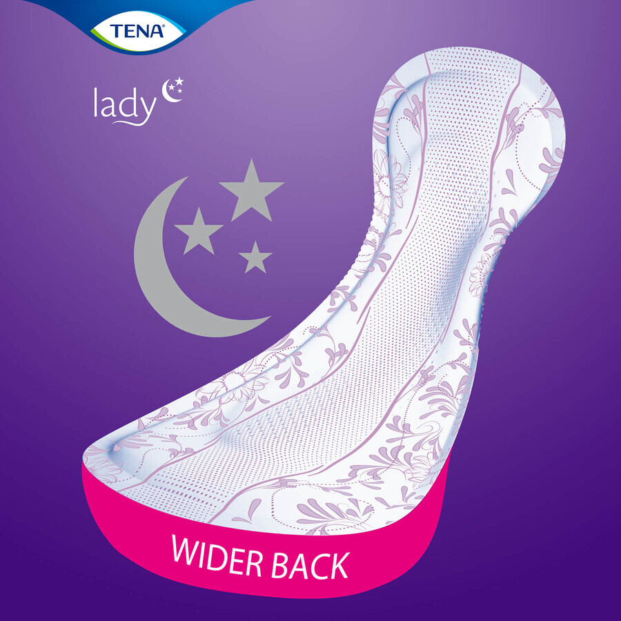 Tena Lady set, specialized sanitary towels, Maxi Night, 2 x 12 pcs + ProSkin Pants Absorbent normal panty, size M and L, 2 samples