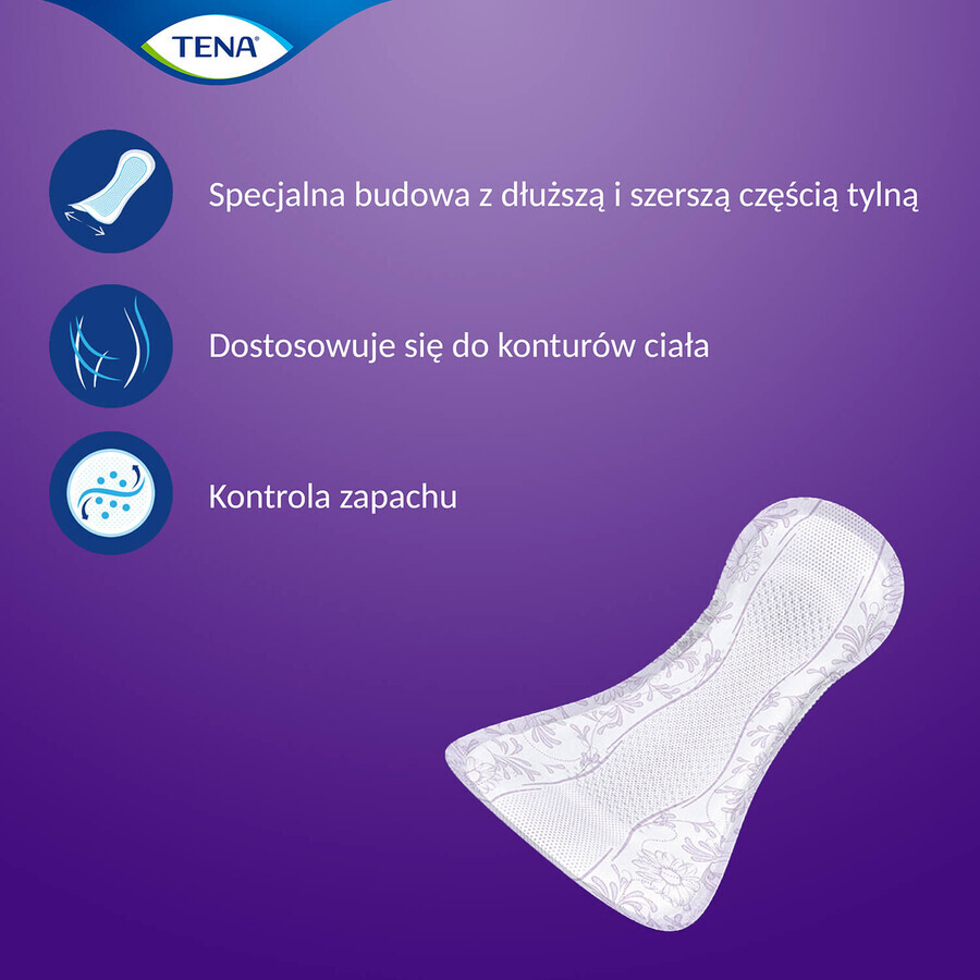 Tena Lady set, specialized sanitary towels, Maxi Night, 2 x 12 pcs + ProSkin Pants Absorbent normal panty, size M and L, 2 samples