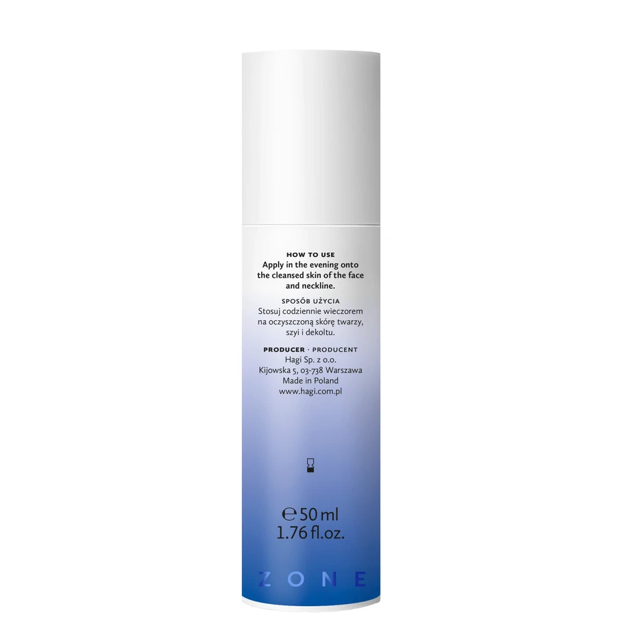 Hagi Aqua Zone, crema de noche nutritiva e hidratante, pieles con necesidad de regeneración, 50 ml