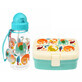 Rex London set, ontbijt lunchbox + blik, wilde dieren