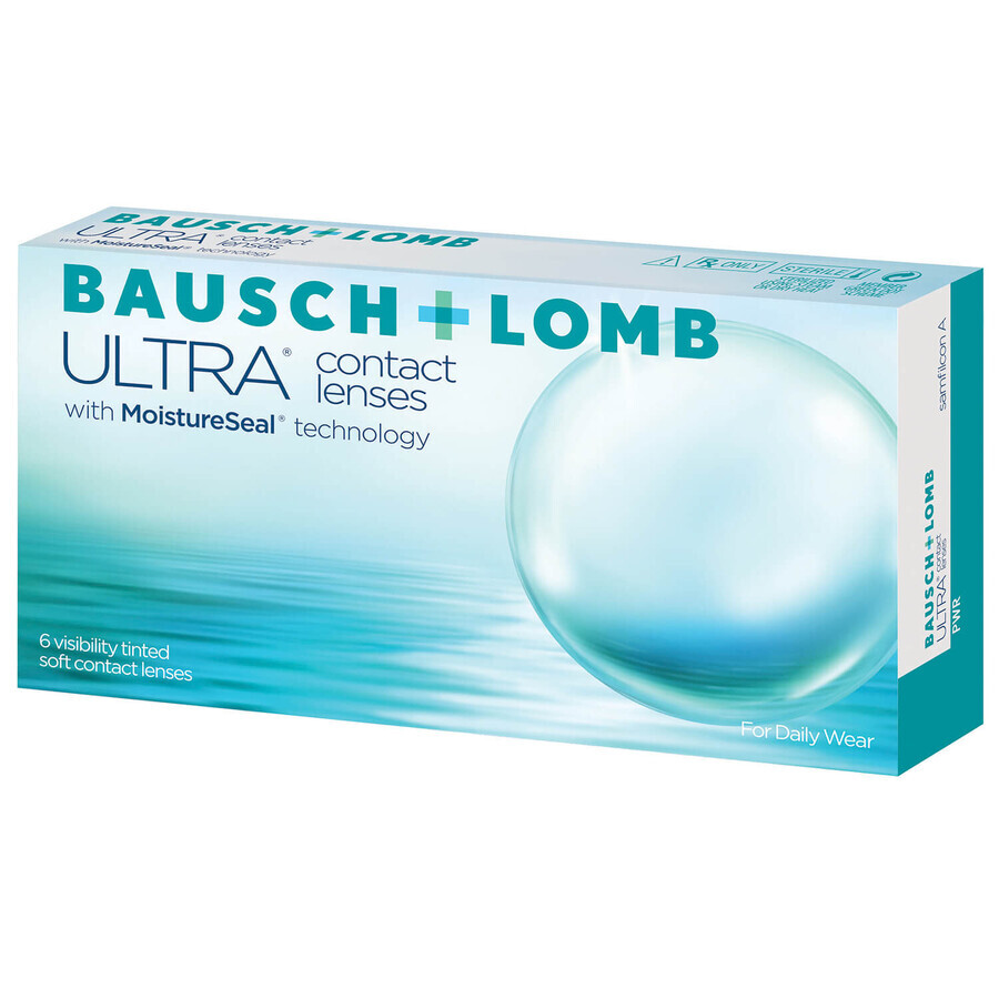 Ultra, contactlenzen, 30 dagen, silicone hydrogel, -3.25, BC 8.5, 6 stuks