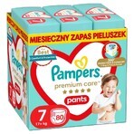 Pampers Premium Care Pants, luiers maat 7, 17+ kg, 80 stuks