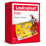 Leukoplast Kids set, waterbestendig kinderverband, 6 cm x 1 m, 2 stuks