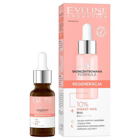 Eveline Cosmetics Geconcentreerde Formule, regenererend serum, 10 % AHA zuren, 18 ml