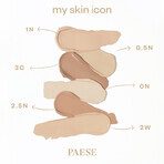 Paese My Skin Icon Base de Maquillaje Matificante, 0.5N Porcelana, 33 ml