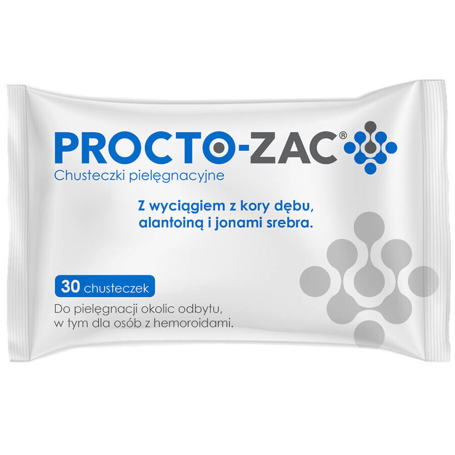 Procto-Zac, salviette detergenti, 30 pezzi