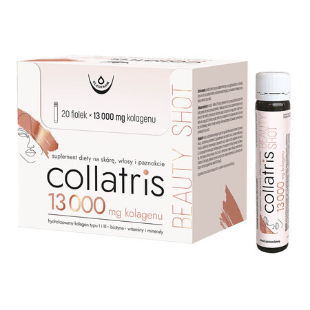 Oleofarm Collatris Beauty Shot, arôme de cassis, 25 ml x 20 ampoules