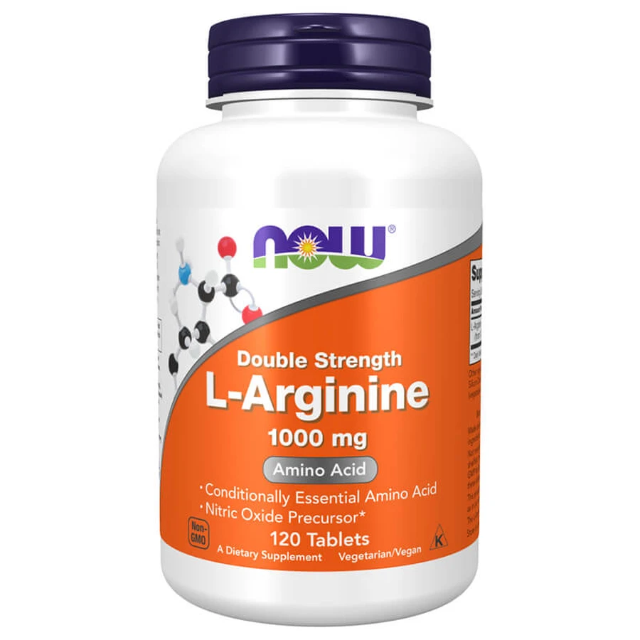 Now Foods L-Arginine, L-Arginine 1000 mg, 120 vegetarian tablets