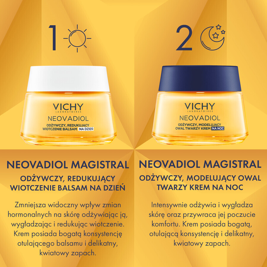 Vichy Neovadiol Magistral set, daglotion tegen huidverslapping, 50 ml + nachtcrème, 50 ml